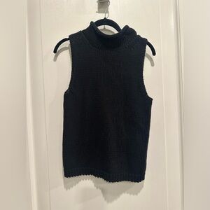 JCREW Mock Neck Knitted Shell